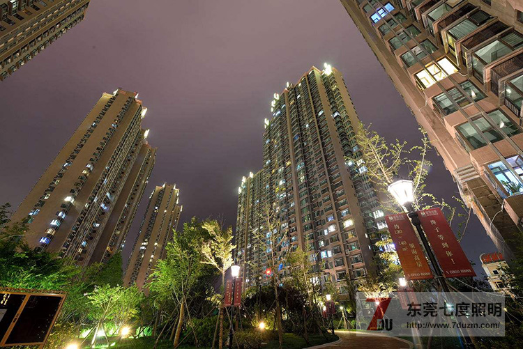 東莞茄子视频懂你更多照明小區庭院燈照明效果圖片
