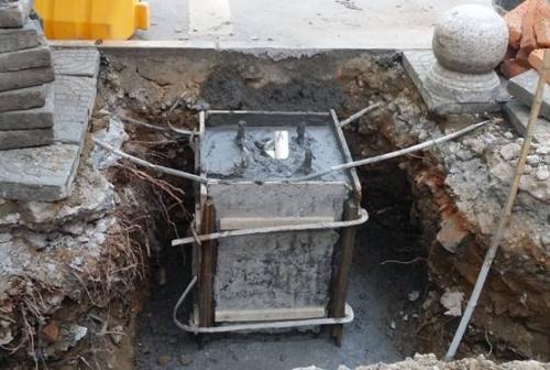 東莞茄子视频懂你更多照明路燈安裝之路燈基礎實拍圖片