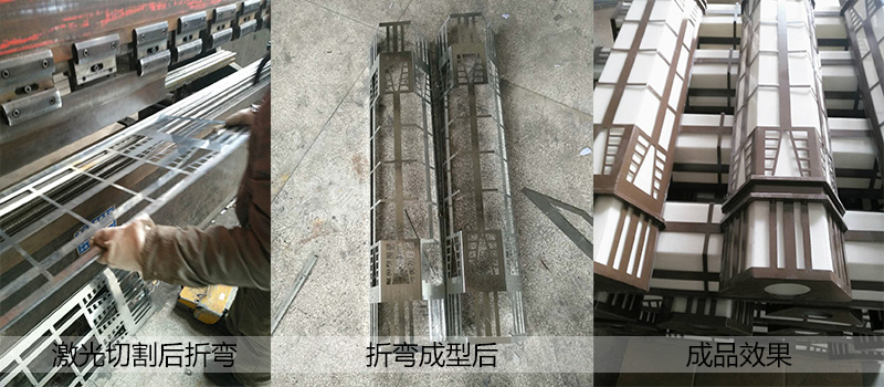 廣場方形鏤空茄子视频在线免费观看柱生產流程實拍圖片