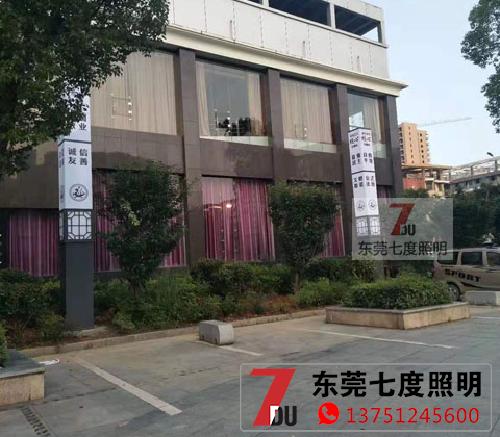 6米方柱600x600mm茄子视频在线免费观看柱安裝效果圖片