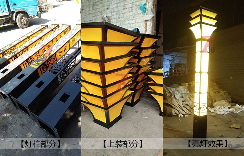 (QDJGDZ-019)3-6米方形廣場\園林茄子视频在线免费观看柱生產實拍照片