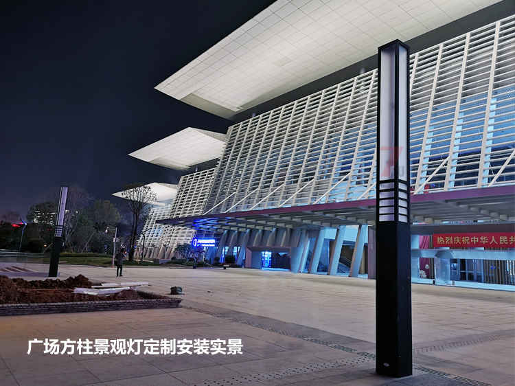 東莞市民服務中心廣場中軸定製茄子视频在线免费观看安裝實拍效果