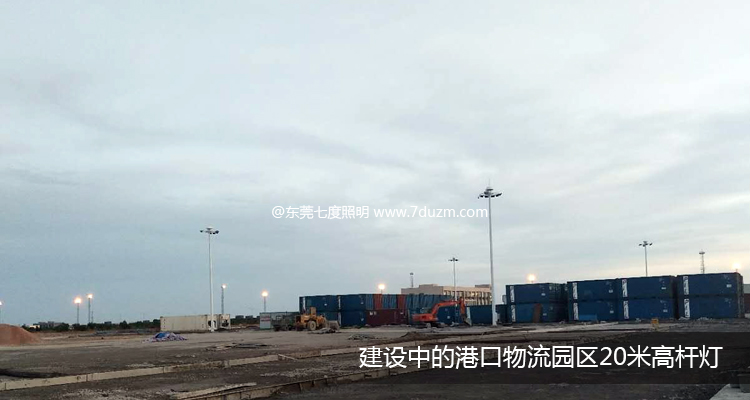 建設中的港口物流園區茄子视频APP官网安裝效果展示